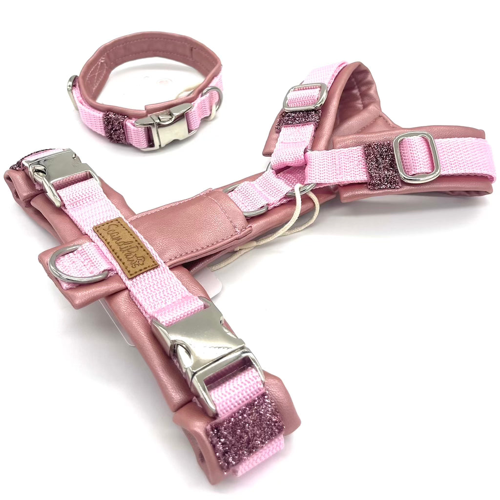 Hundegeschirr Rosa Metallic von ScandiPaws