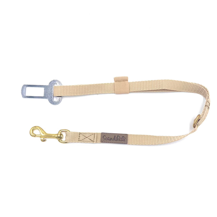 Autogurt für den Hund in Beige