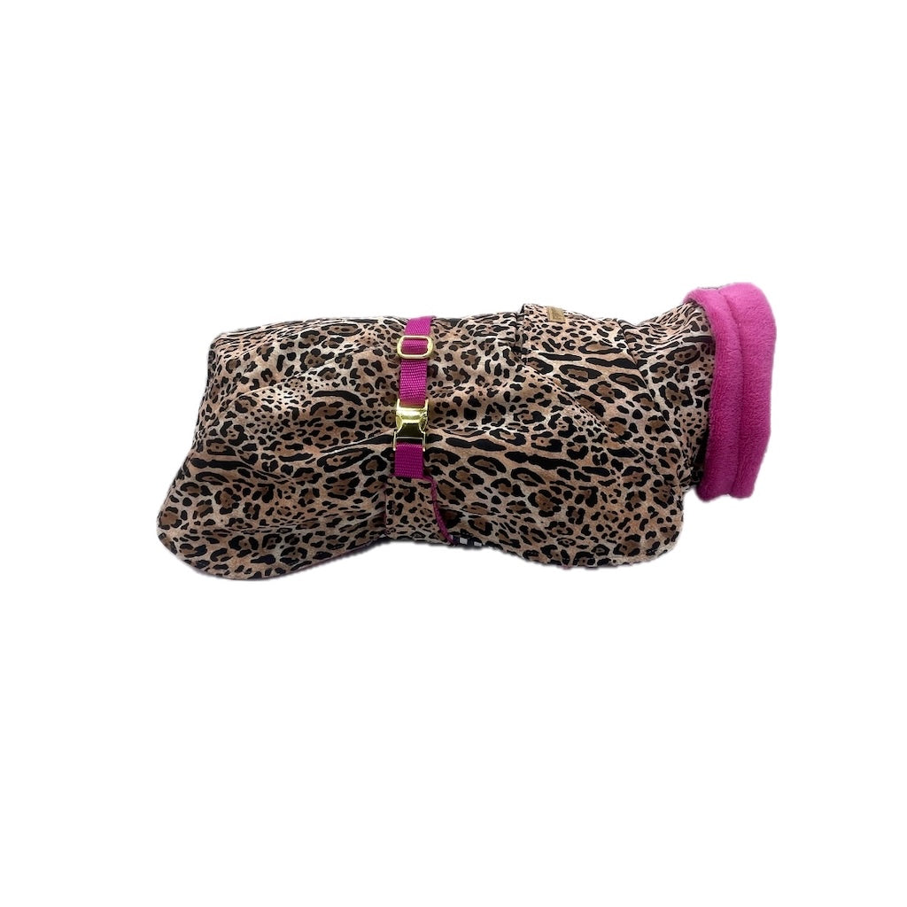  Hundemantel Leopard Pink ScandiPaws größenverstellbar