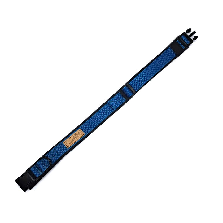Hochwertiges Hundehalsband aus robustem Material, verstellbar und komfortabel, ideal für Spaziergänge und Sicherheit, in modernem Design. Hunde Halsband Schwarz Black Queen Königsblau Blau Blue
