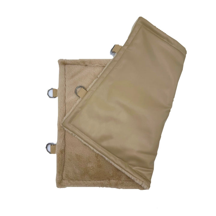 Hundedecke Beige Lederimitat