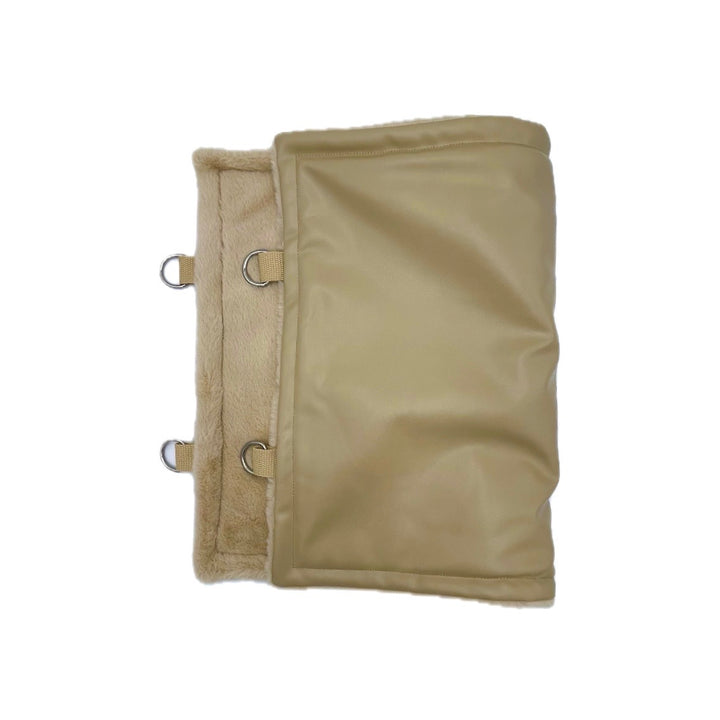 Hundedecke Beige Lederimitat