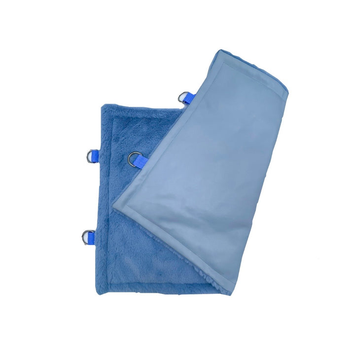Hundedecke Hellblau Lederimitat