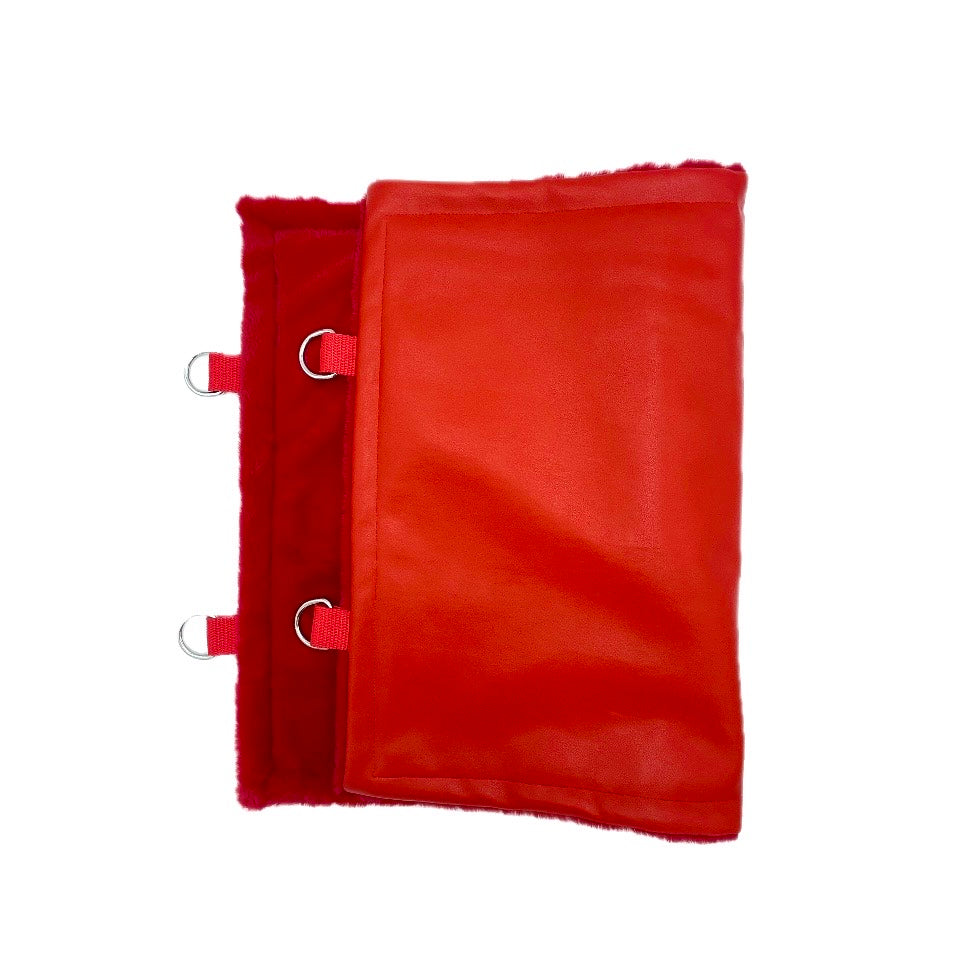 Hundedecke Rot Lederimitat