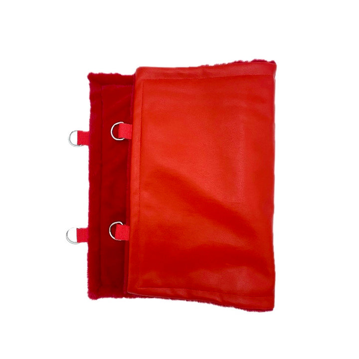 Hundedecke Rot Lederimitat