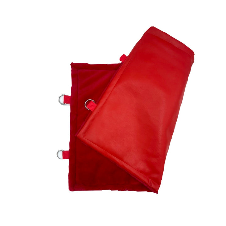 Hundedecke Rot Lederimitat