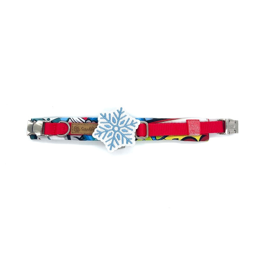Hundegecshirr Accessoire Add-on für Hunde von ScandiPaws snowflake Schneeflocke