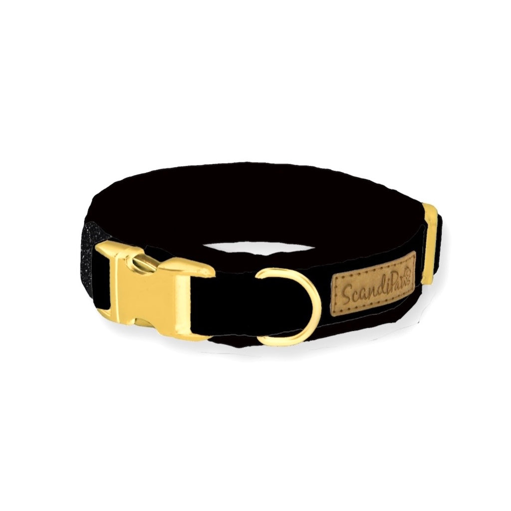 Hunde Halsband Schwarz