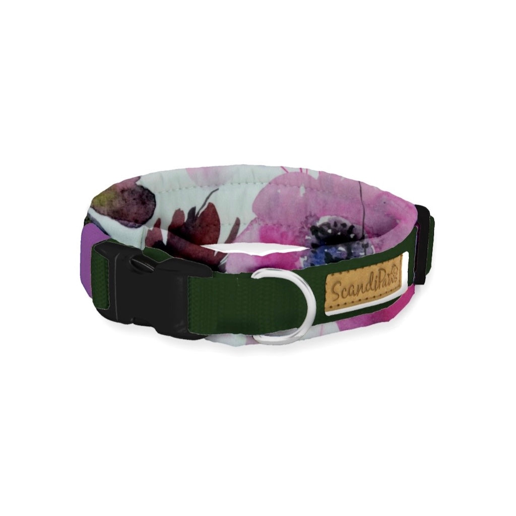 Hunde Halsband Purple Flower