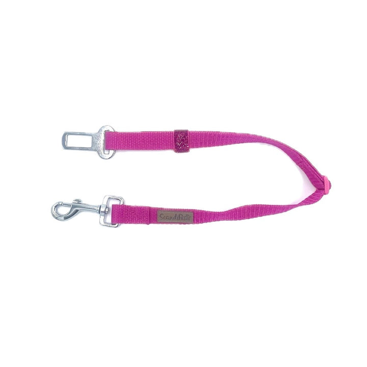 Autogurt für den Hund in Pink
