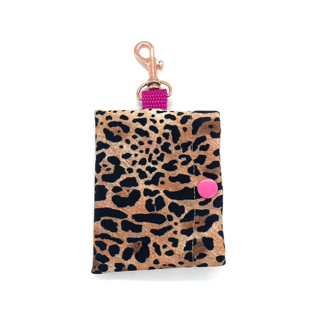 Hundekot Gassi Kot Kotebeutelspender Kackbeutel Kotbeutel Kackbeutelhalter Kotbeutelhalter Leopard Pink