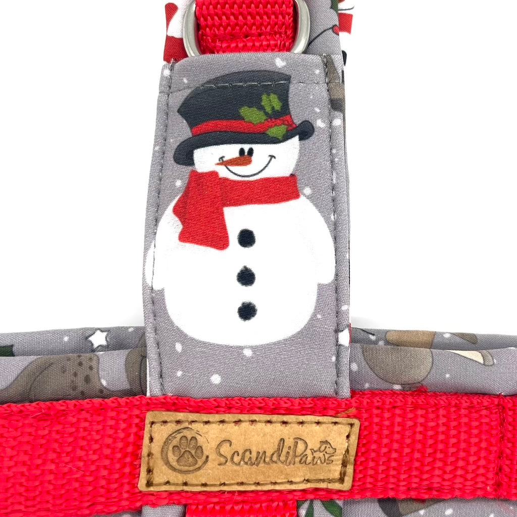 Weihnacht Kollektion - Hundegeschirr Snowman