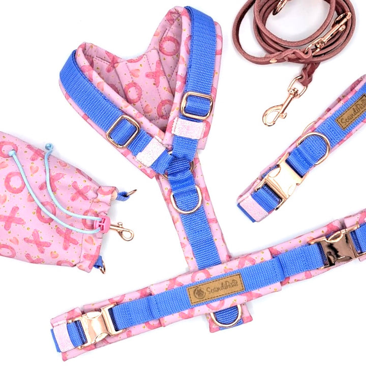 Hunde Leckerlibeutel Goodiebag und Futterbeutel für Unterwegs. Ob beim Gassi, Spaziergänge oder Training Rosa