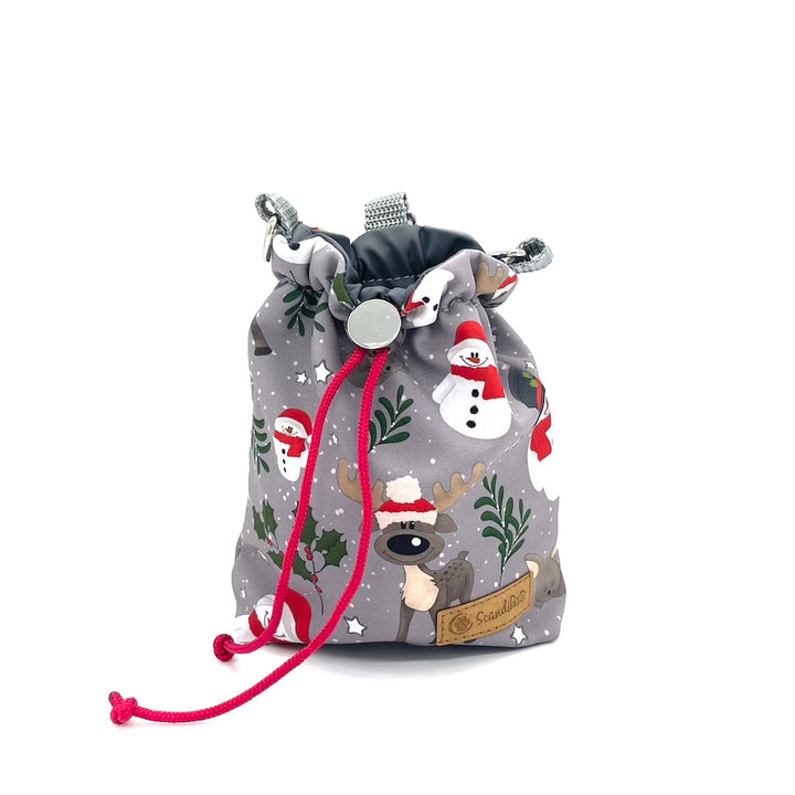 Leckerlibeutel Weihnachten Hund Hunde Rot Schneemann Snowman Goodiebag