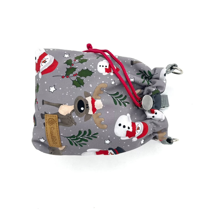 Leckerlibeutel Weihnachten Hund Hunde Rot Schneemann Snowman Goodiebag