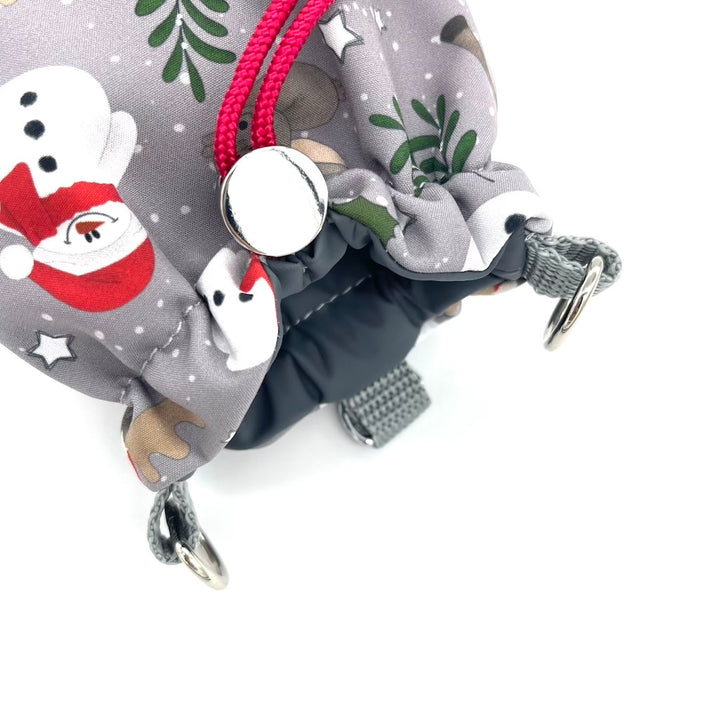 Leckerlibeutel Weihnachten Hund Hunde Rot Schneemann Snowman Goodiebag