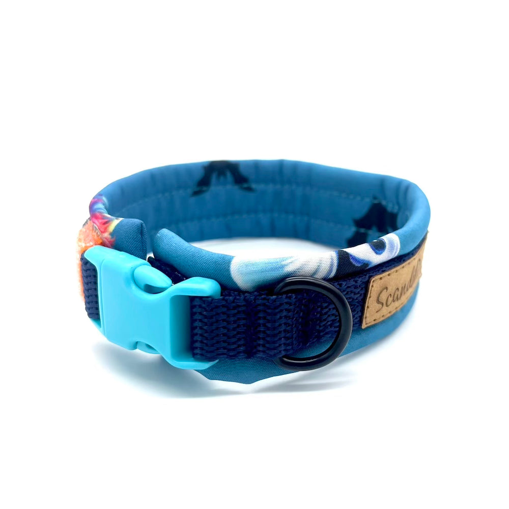Halloween Hund Halsband Blau 