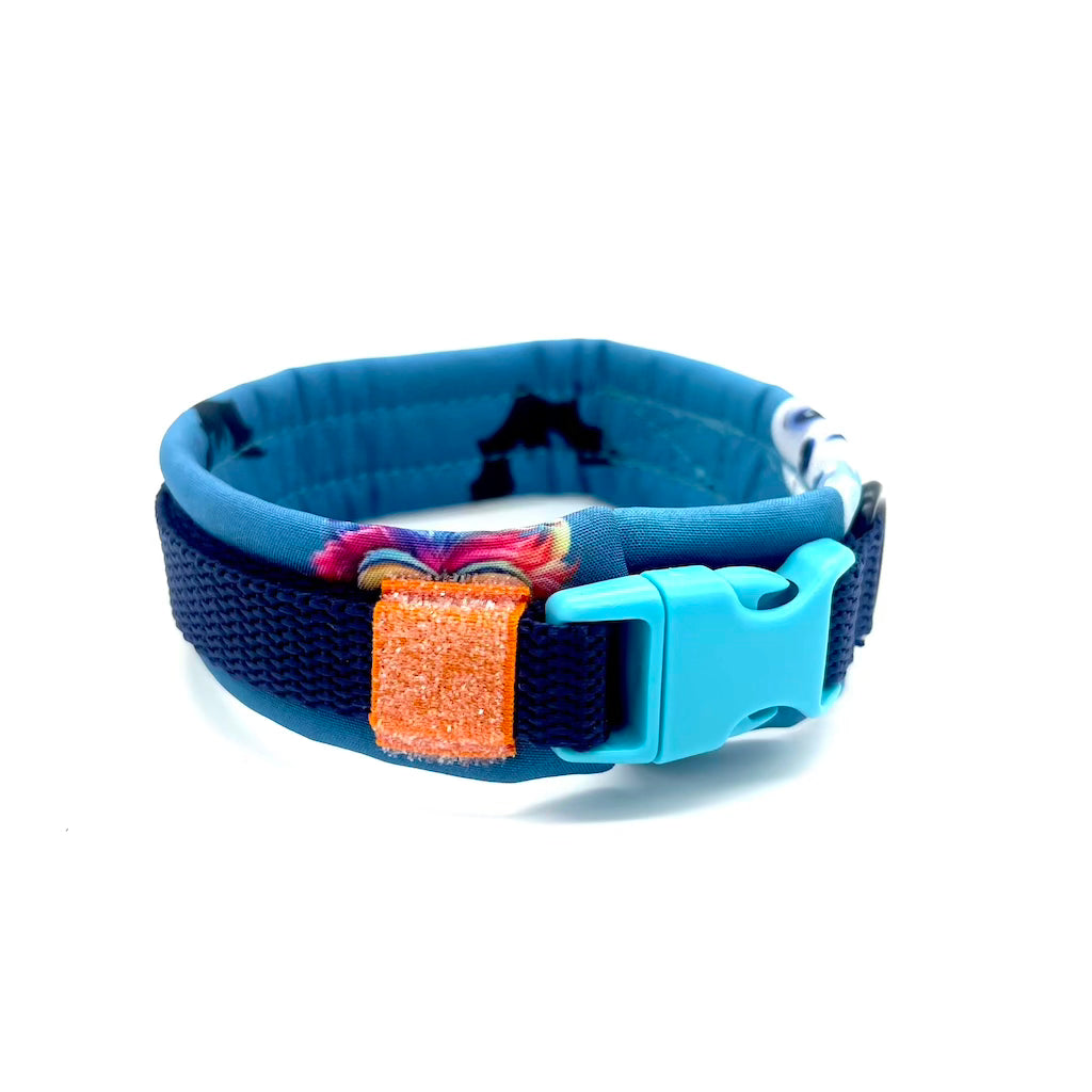 Halloween Hund Halsband Blau 