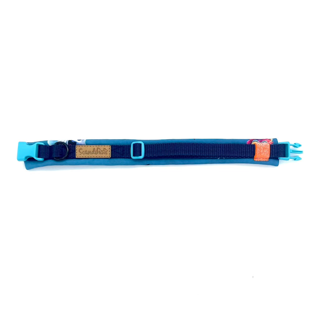 Halloween Hund Halsband Blau 
