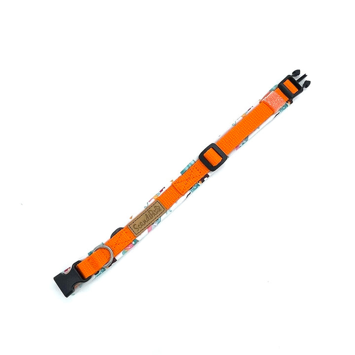 Hunde Halsband Weihnachten Pinguin Orange Schnee Hund Hundehalsband