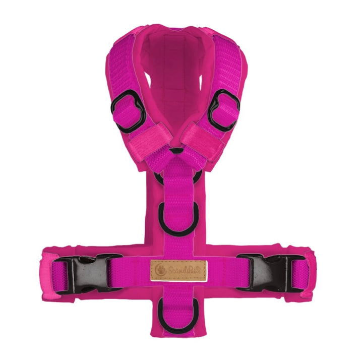 Hundegeschirr in der Farbe PINK von ScandiPaws Schwarz