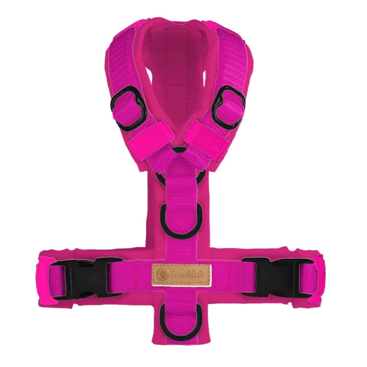 Hundegeschirr in der Farbe PINK von ScandiPaws Schwarz