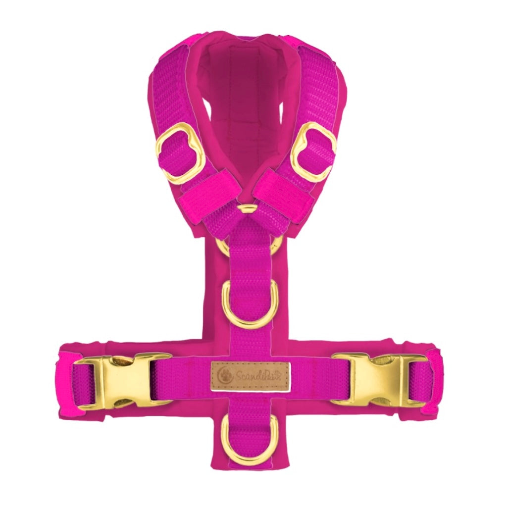 Hundegeschirr in der Farbe PINK von ScandiPaws Gold