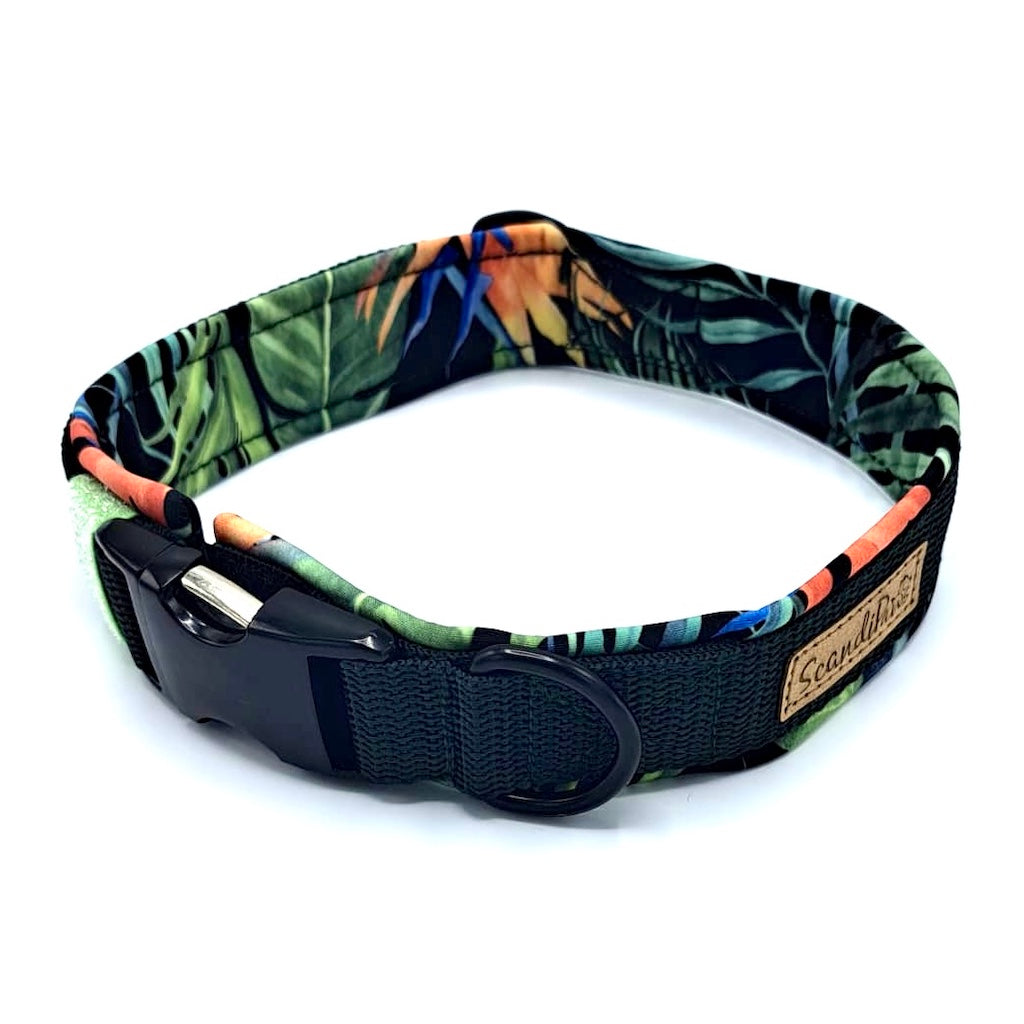 Jungle Hunde Halsband aus Softshell von ScandiPaws 