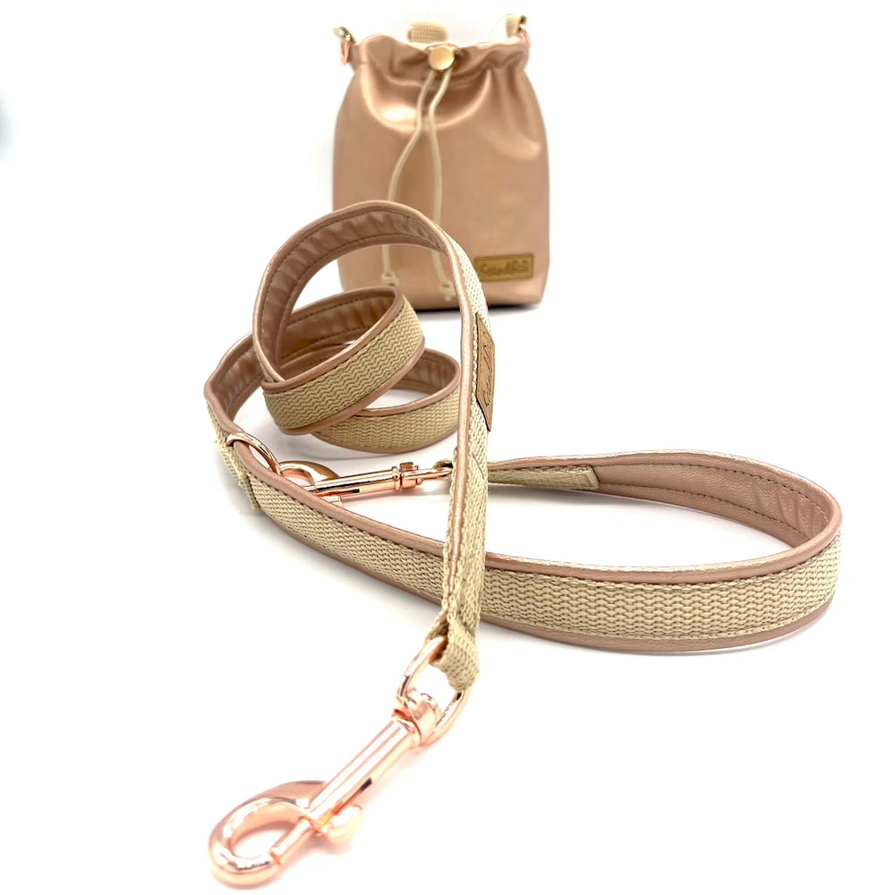 Leckerlibeutel Hund Goodiebag Rosegold Gassi Gassitasche Gassibag