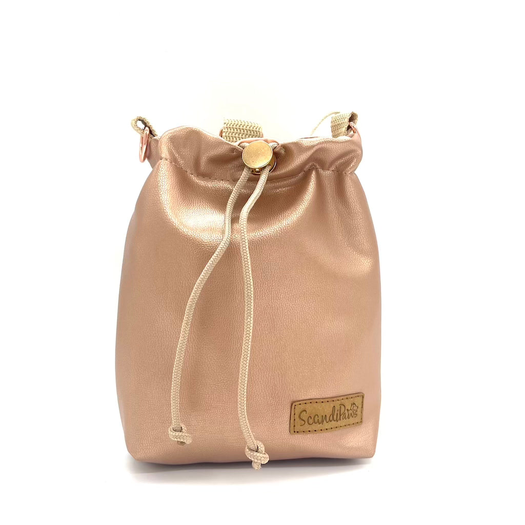 Leckerlibeutel Hund Goodiebag Rosegold Gassi Gassitasche Gassibag