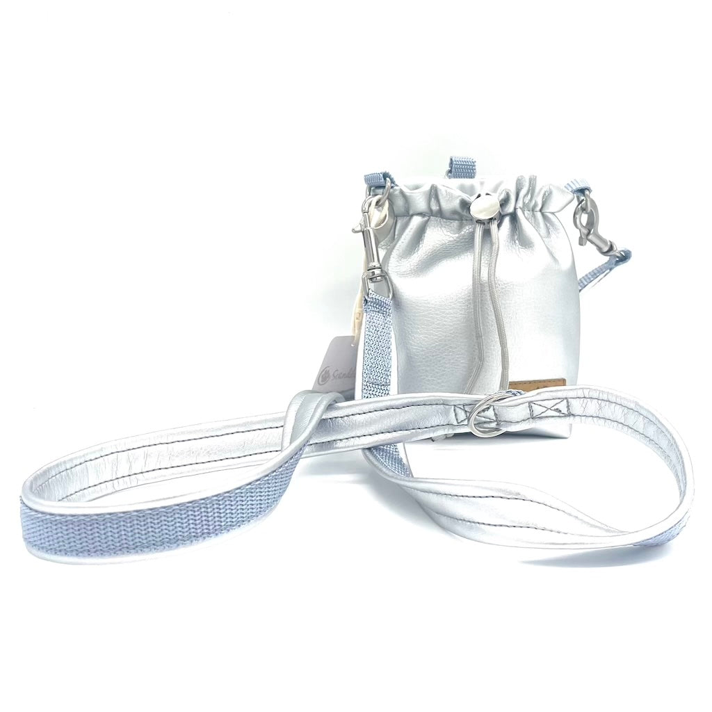 Leckerlibeutel Goodiebag für Hundebesitzer in metallic Silber von ScandiPaws