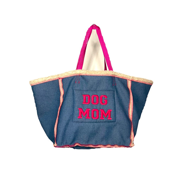 DogMum DogMom Tasche Wendetasche Shopper Shoppen Fashion Teddy Jeans  Pink