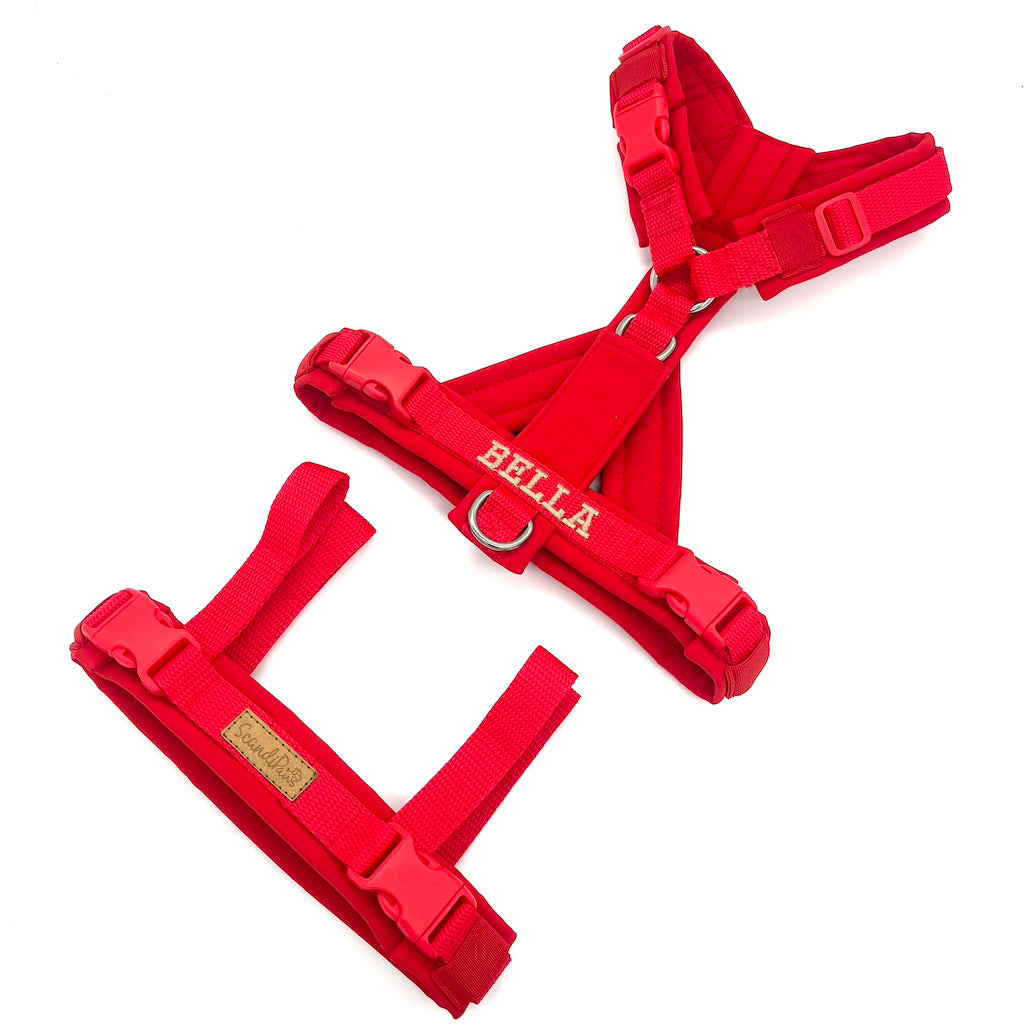 Sicherheitsgeschirr für Hunde Safety Adapter Rot 