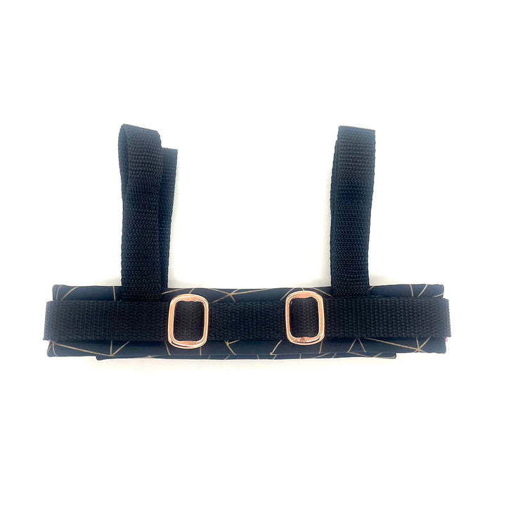 Sicherheitsgeschirr für Hunde Safety Adapter Schwarz Rosegold