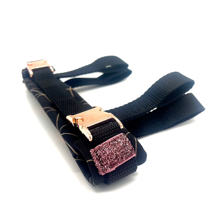 Sicherheitsgeschirr für Hunde Safety Adapter Schwarz Rosegold