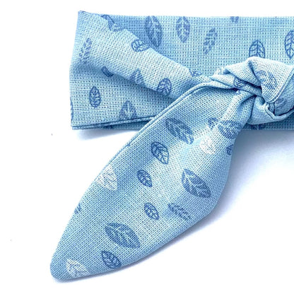 ScandiPaws Hunde Halsschleife "Blue Feather"