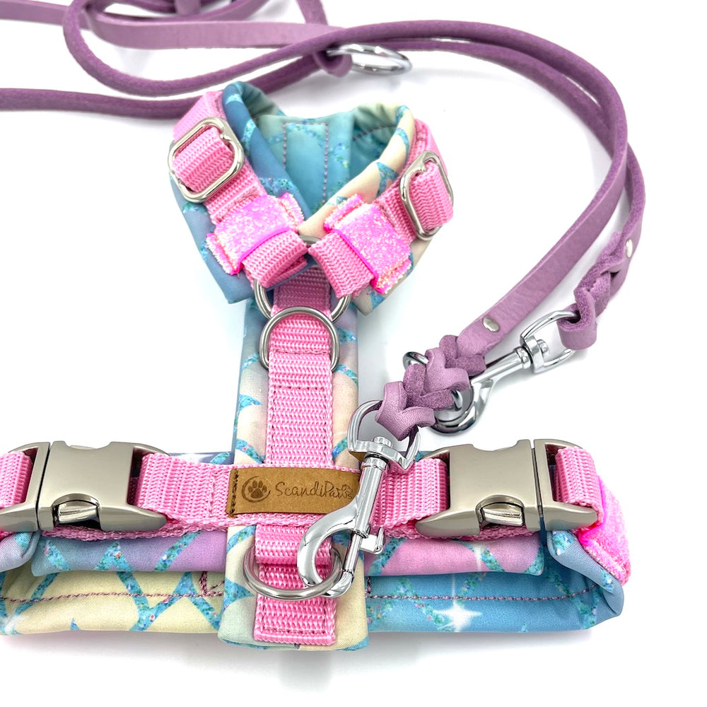 Fettlederleine in Flieder purple lila von ScandiPaws