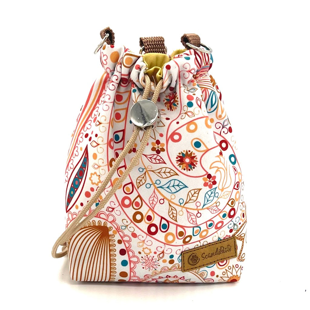 Leckerlibeutel Boho Dreams rosa Goodiebag mit Hundeleine von ScandiPaws
