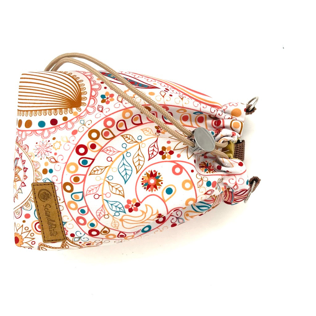 Leckerlibeutel Boho Dreams rosa Goodiebag mit Hundeleine von ScandiPaws