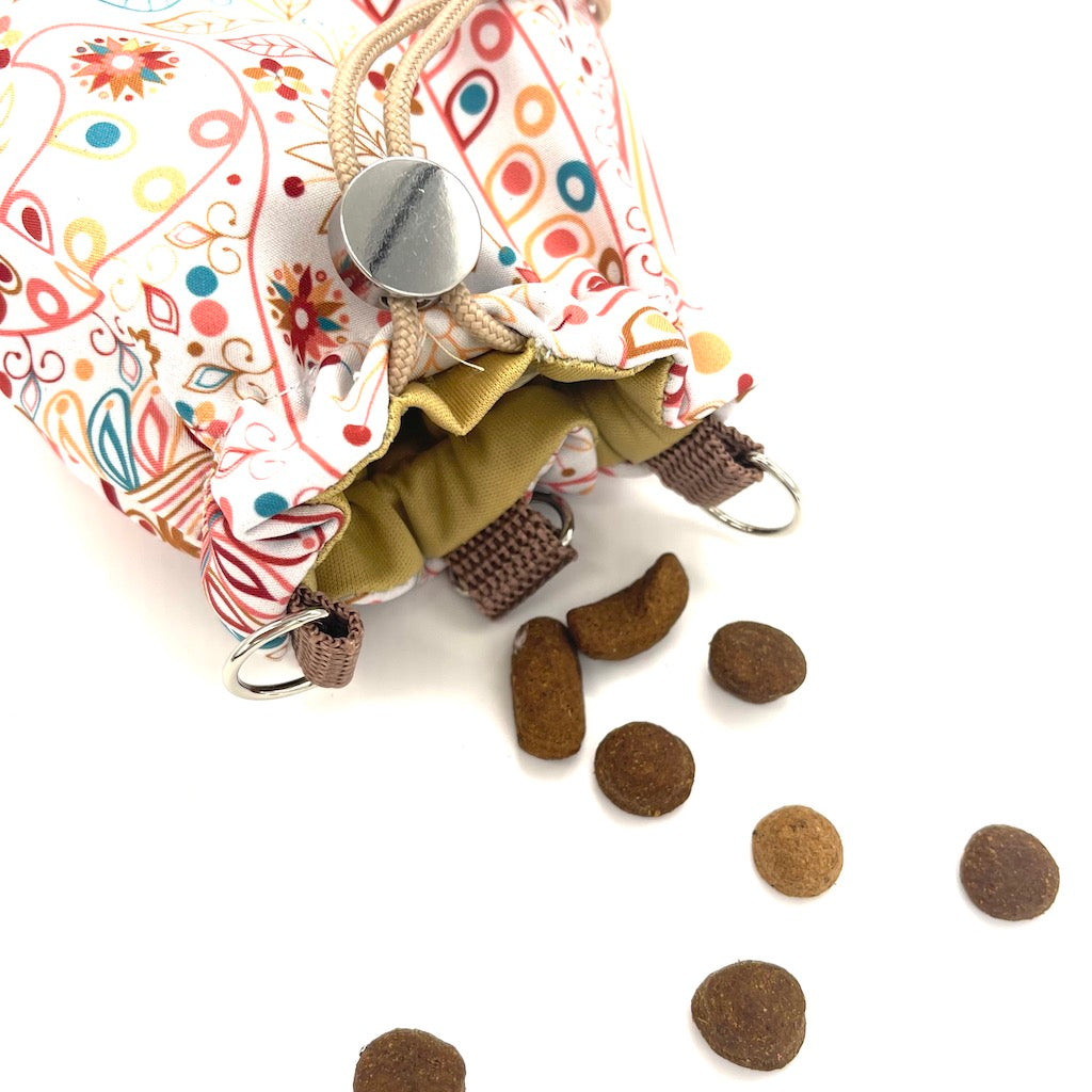 Leckerlibeutel Boho Dreams rosa Goodiebag mit Hundeleine von ScandiPaws
