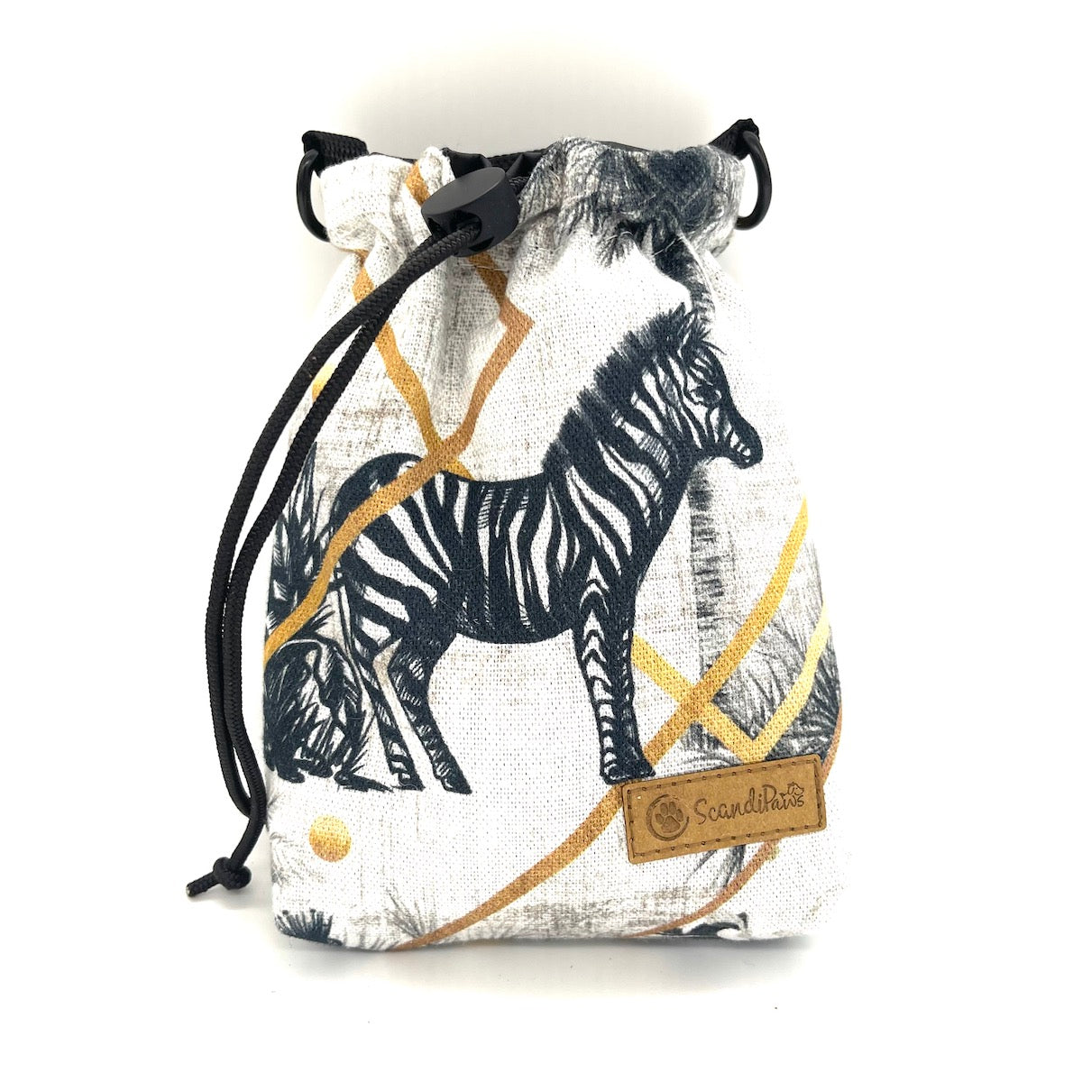 Leckerlibeutel Black Zebra Black Goodiebag mit Hundeleine von ScandiPaws