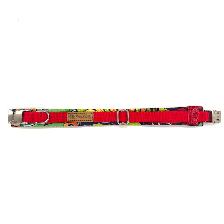 Hochwertiges Hundehalsband aus robustem Material, verstellbar und komfortabel, ideal für Spaziergänge und Sicherheit, in modernem Design. fashionline schwarz Rosegold